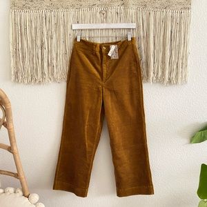 NWT Madewell slim emmett wide-leg crop pants